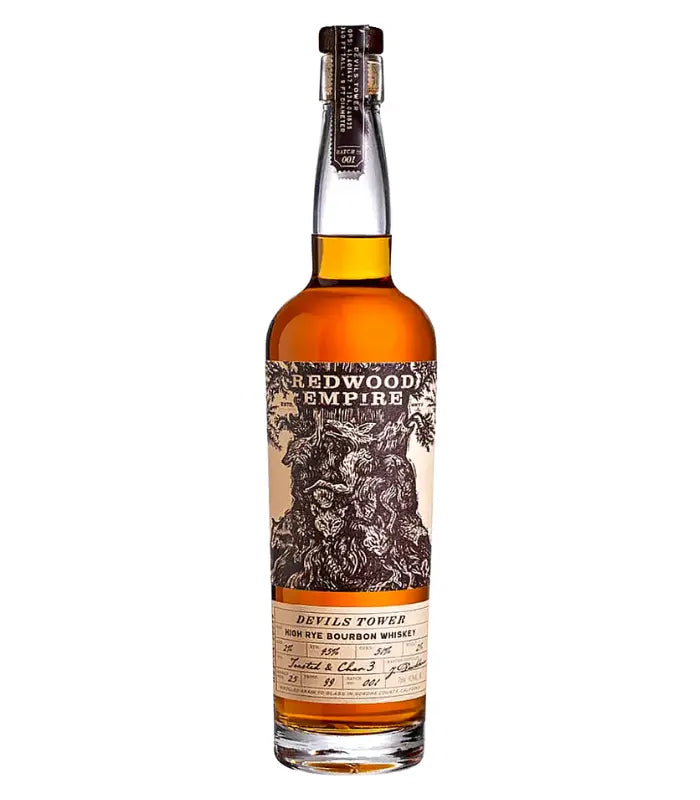 REDWOOD EMPIRE WHISKEY HIGH RYE DEVILS TOWER SMALL LOT SERIES CALIFORNIA 750ML LIQ