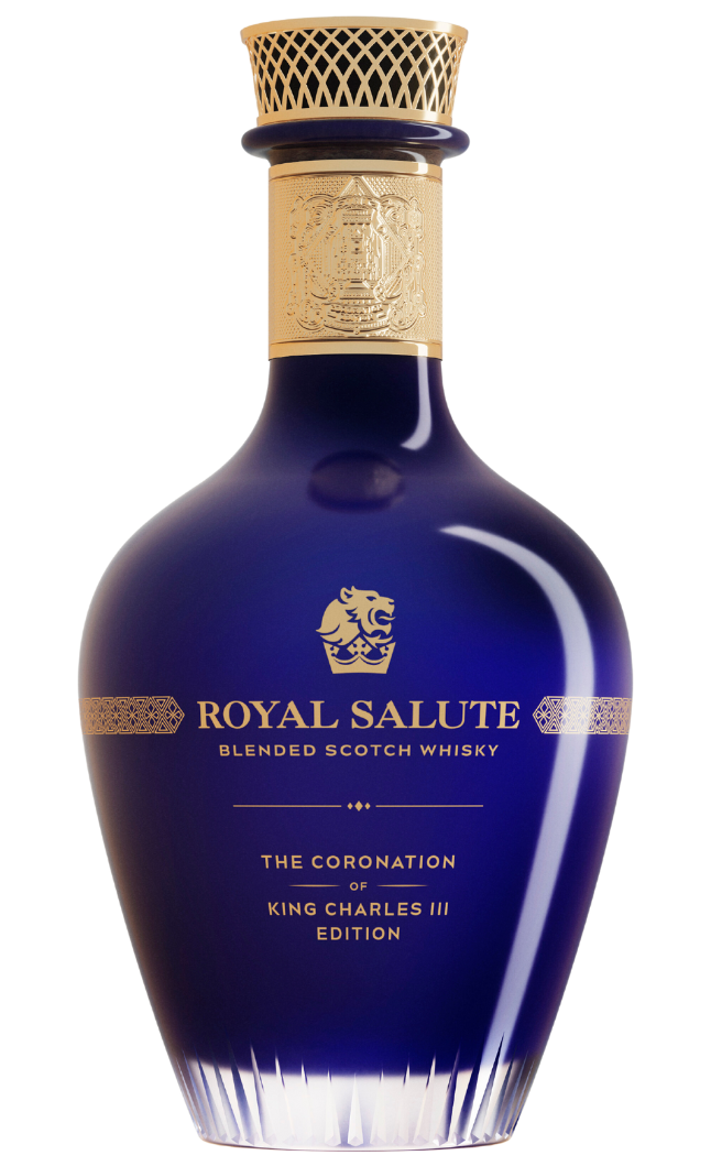 ROYAL SALUTE SCOTCH BLENDED THE CORONATION KING CHARLES III EDITION 21YR 700ML LIQ