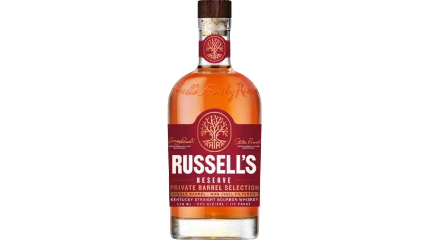 RUSSELLS RESERVE BOURBON SINGLE BARREL PRIVATE BARREL SELECTION 110PF KENTUCKY 8YR 750ML LIQ