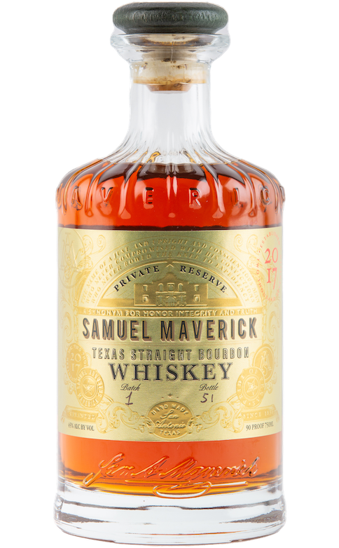 SAMUEL MAVERICK BOURBON STRAIGHT TEXAS 750ML LIQ