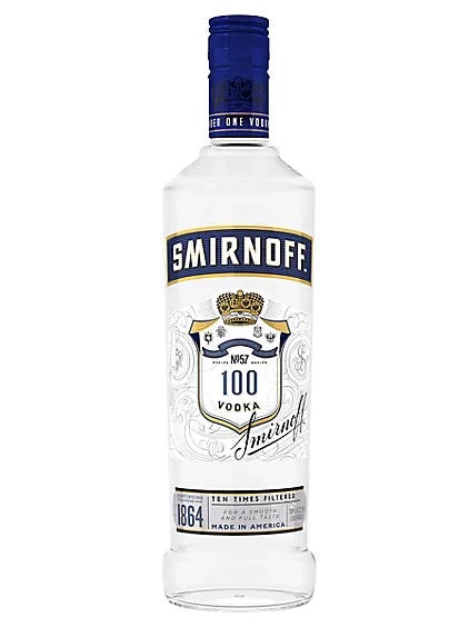 SMIRNOFF VODKA TRIPLE DISTILLED 100PF 750ML Spirits