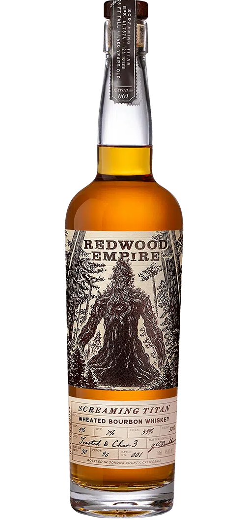 REDWOOD EMPIRE SCREAMING TITAN BOURBON WHEATED CALIFORNIA 750ML LIQ