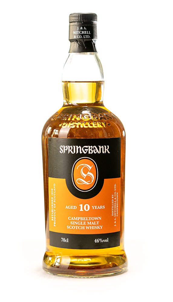 SPRINGBANK SCOTCH SINGLE MALT CAMPBELTOWN 92PF 10YR 700ML Spirits