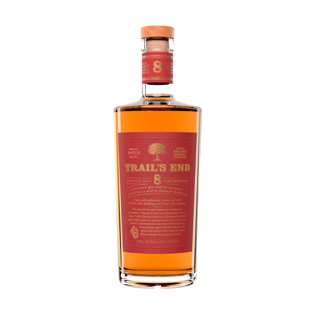TRAILS END BOURBON SMALL BATCH APPLE BRANDY BARREL FINISH OREGAN 8YR 750ML LIQ