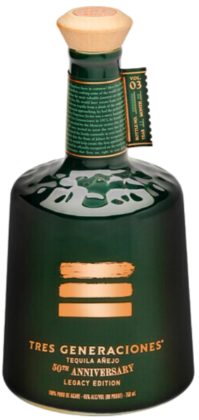 TRES GENERACIONS TEQUILA ANEJO LIMITED 50TH ANNIVERSARY LEGACY EDITION 750ML LIQ