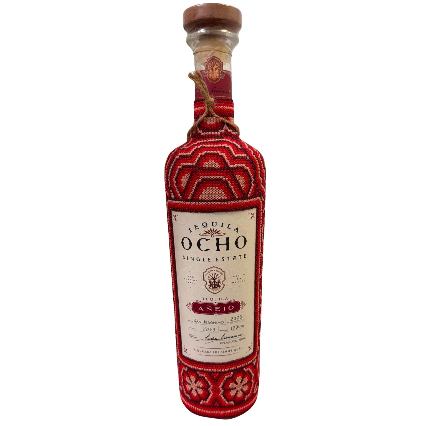 TEQUILA OCHO TEQUILA ANEJO LIMITED HUICHOL EDITION 750ML LIQ