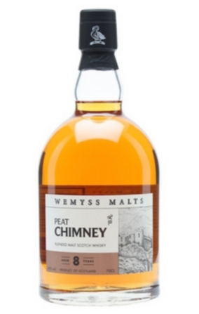 WEMYSS MALTS SCOTCH BLENDED PEAT CHIMNEY 8YR 700ML LIQ
