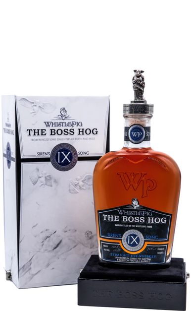 WHISTLEPIG THE BOSS HOG WHISKEY RYE IX SIREN SONG VERMONT 750ML LIQ