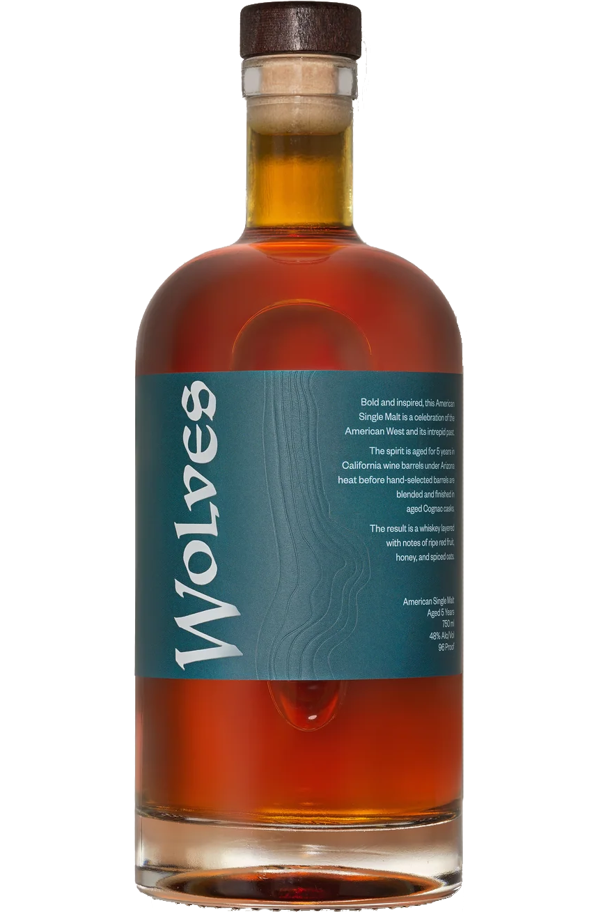 WOLVES WHISKEY SINGLE MALT AMERICAN 5YR 750ML LIQ