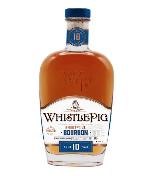 WHISTLEPIG SNOUT TO TAIL BOURBON STRAIGHT BARREL TOASTED AGED 10YR VERMONT 750ML LIQ