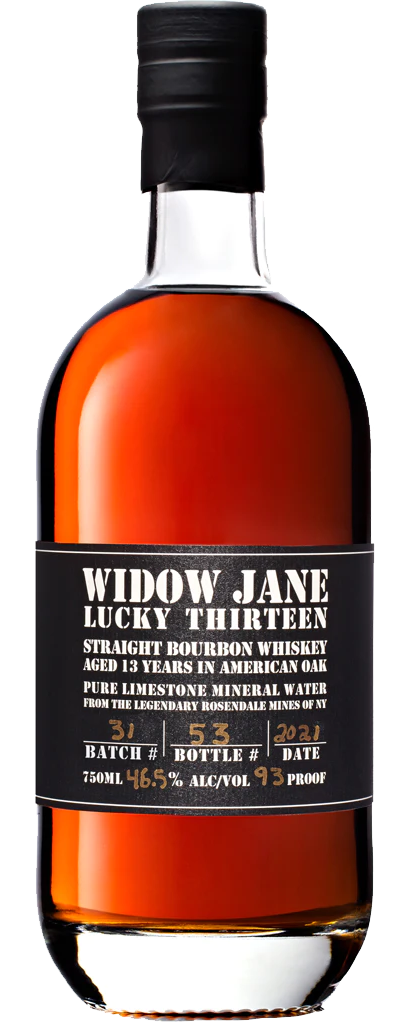 WIDOW JANE LUCKY THIRTEEN BOURBON BOTTLED IN NEW YORK 13YR 750ML LIQ