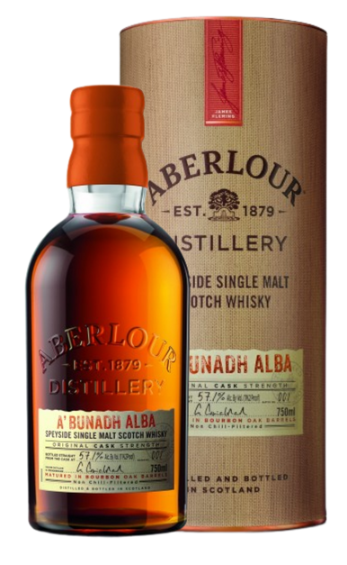 ABERLOUR A BUNADH ALBA SCOTCH SINGLE MALT CASK STRENGTH BOURBON OAK BARREL 750ML Spirits