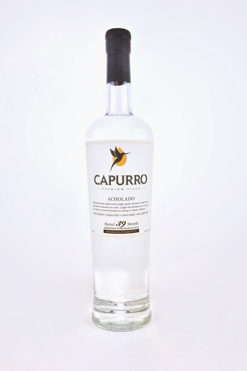 CAPURRO PISCO PREMIUM ACHOLADO RESTED 700ML Spirits