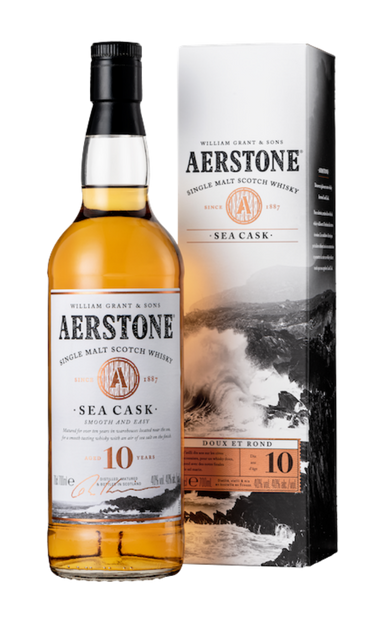 AERSTONE SEA CASK SCOTCH SINGLE MALT SMOOTH AND EASY 10YR 750ML Spirits
