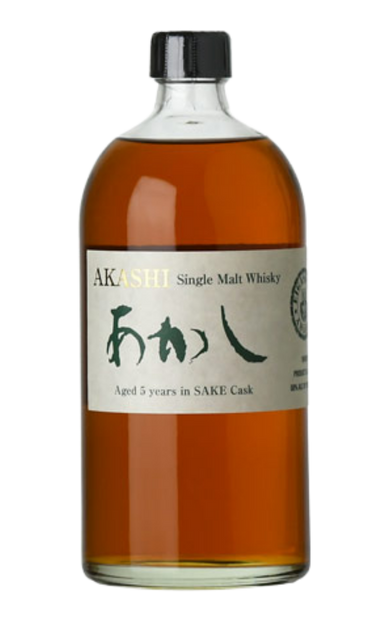 AKASHI WHISKEY SINGLE MALT SAKE CASK JAPAN 5YR 750ML Spirits