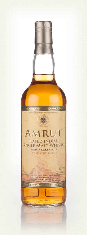 AMRUT WHISKEY SINGLE MALT PEATED INDIA 750ML Spirits