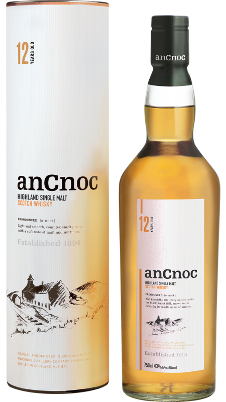 ANCNOC SCOTCH SINGLE MALT HIGHLAND 12YR 86PF 750ML Spirits