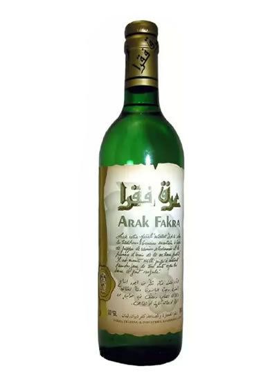 ARAK FAKRA GRAPE NEUTRAL SPIRIT LEBANON 100PF 750ML Spirits