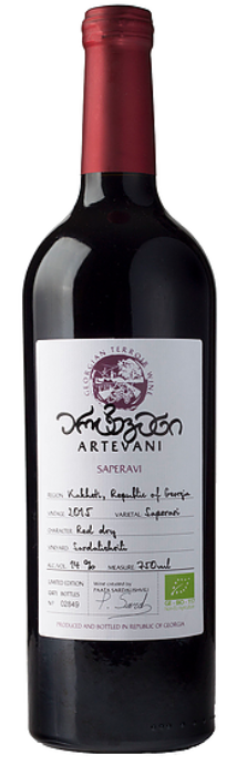 ARTEVANI SAPERAVI RED WINE ORGANIC GEORGIA 2024 Wine