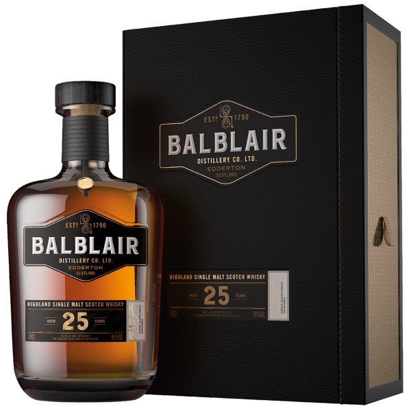 BALBLAIR SCOTCH SINGLE MALT HIGHLAND 25YR 750ML Spirits