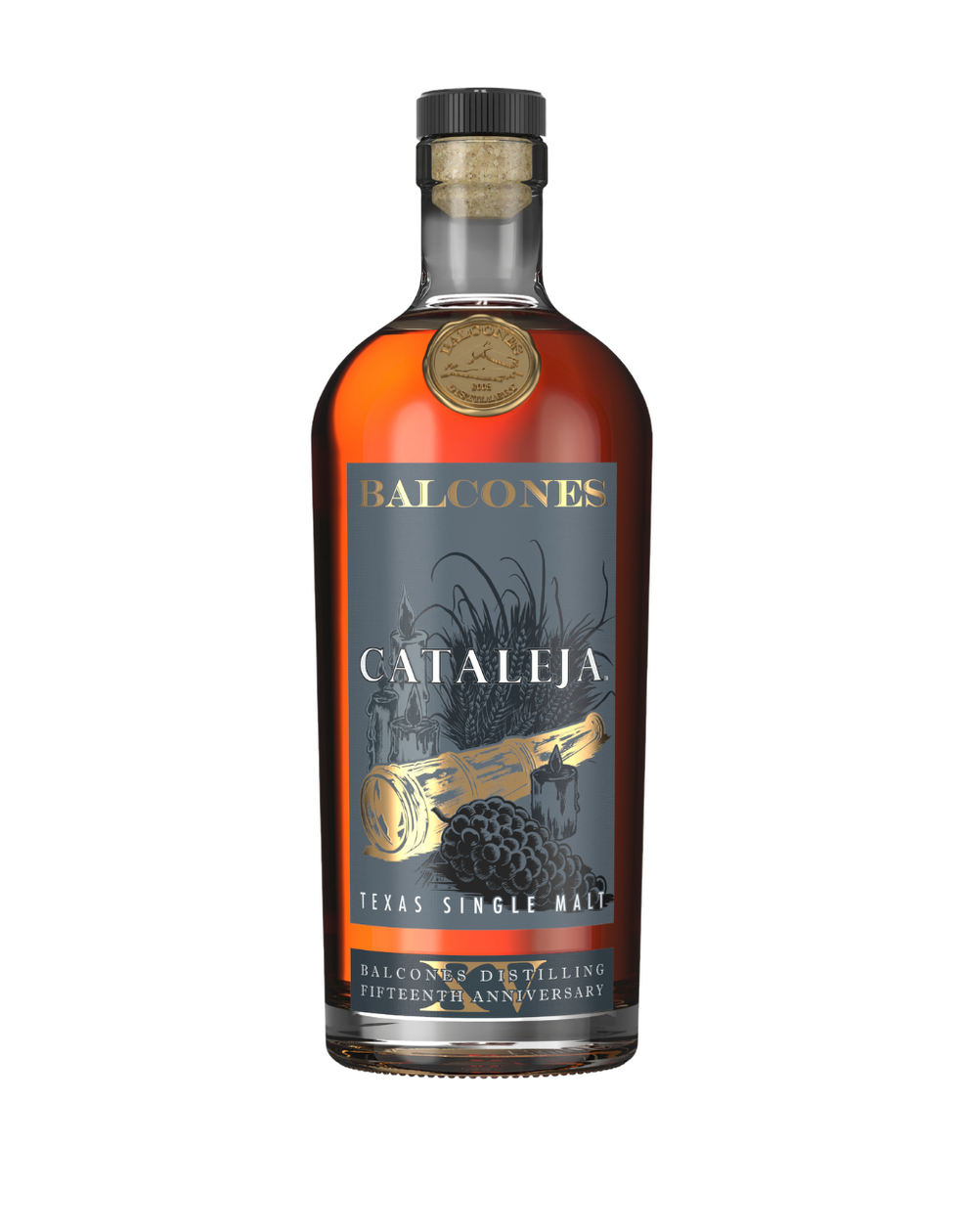 BALCONES WHISKY SINGLE MALT CATALEJA FIFTEENTH ANNIVERSARY TEXAS 750ML LIQ