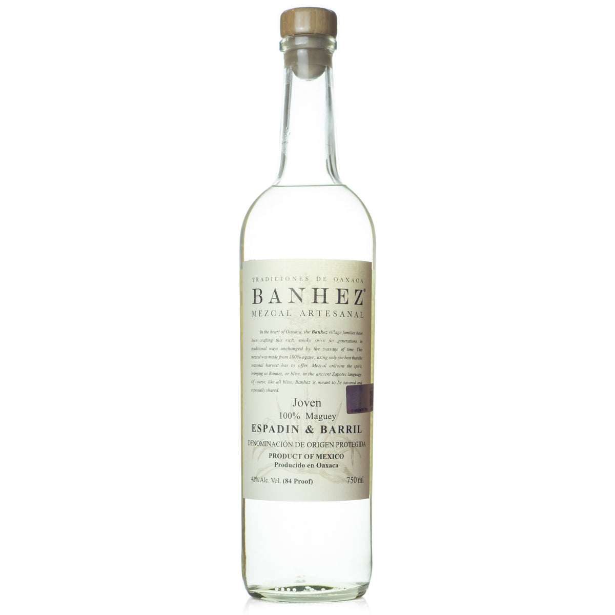 BANHEZ MEZCAL JOVEN ENSAMBLE 750ML Spirits