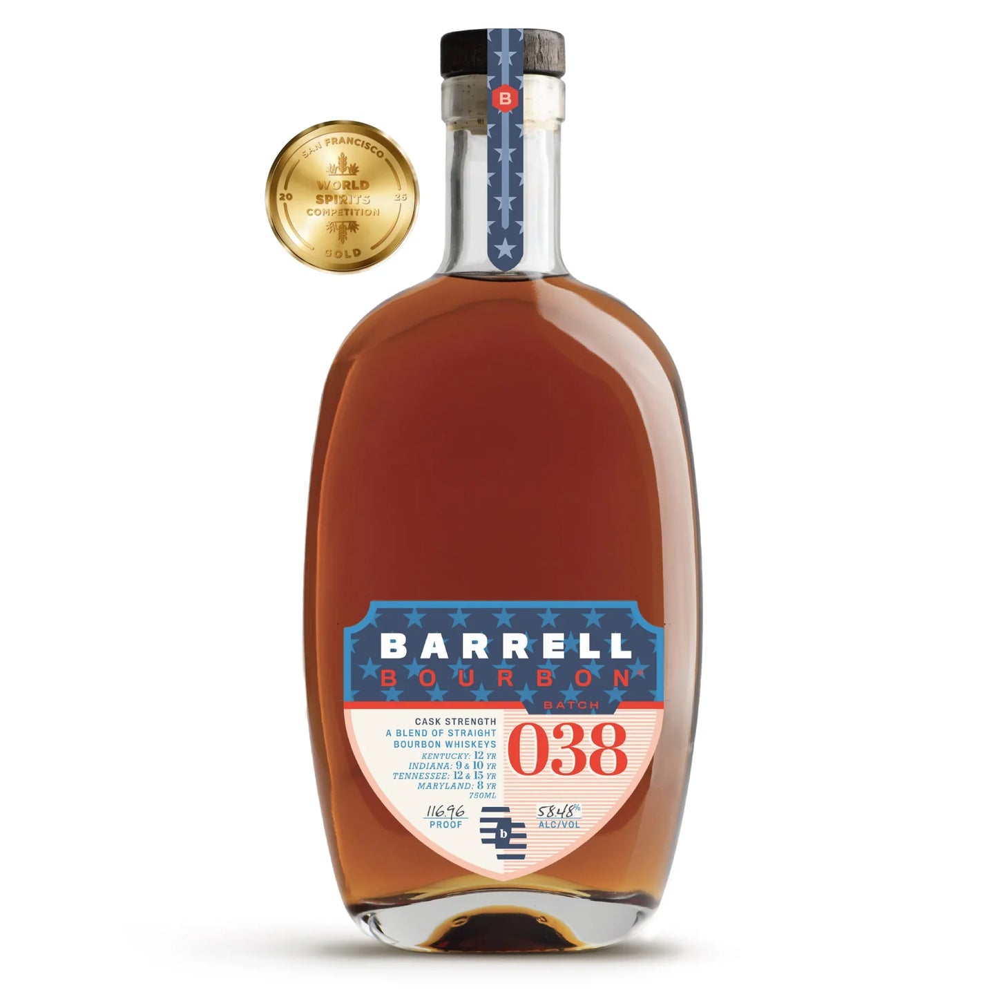 BARRELL BOURBON CASK STRENGTH BATCH #38 KENTUCKY 750ML