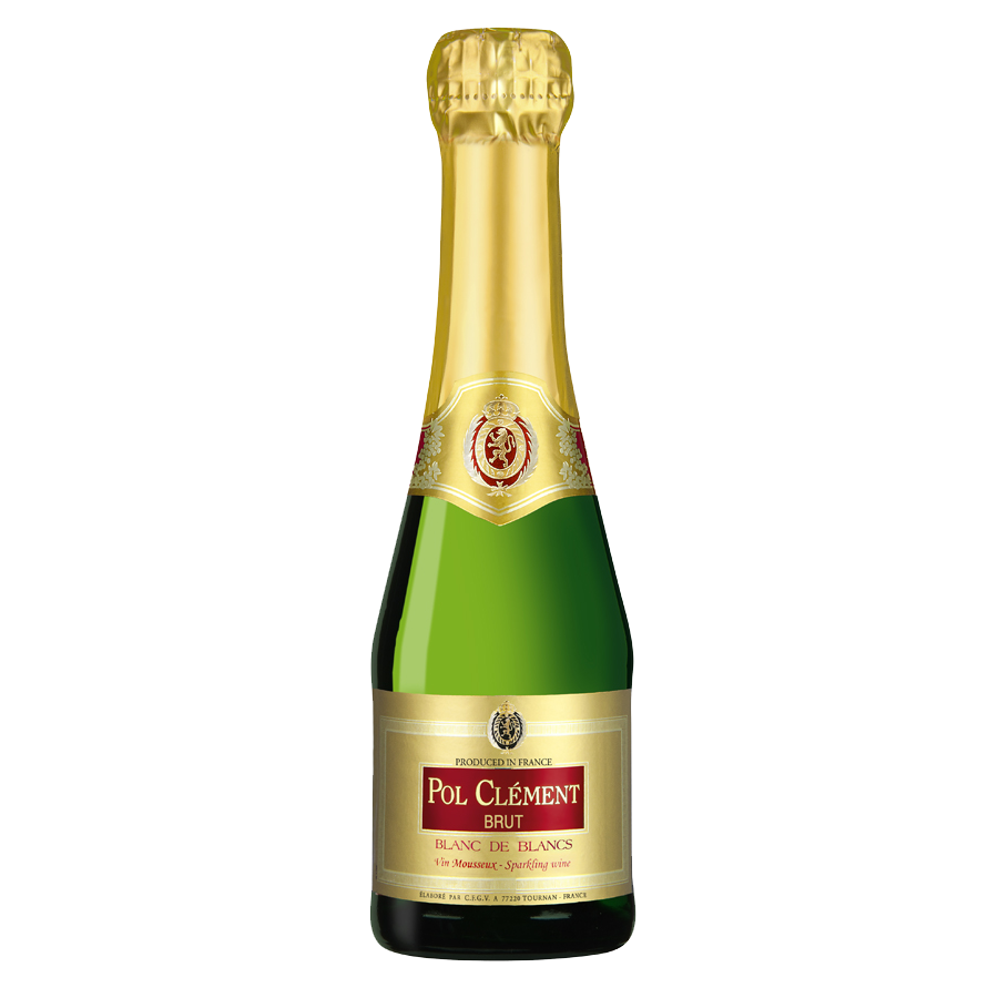 POL CLEMENT SPARKLIN BRUT BLANC DE BLANCS FRANCE 200ML Wine