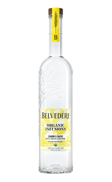 BELVEDERE VODKA INFUSIONS LEMON BASIL ORGANIC POLAND 750ML Spirits