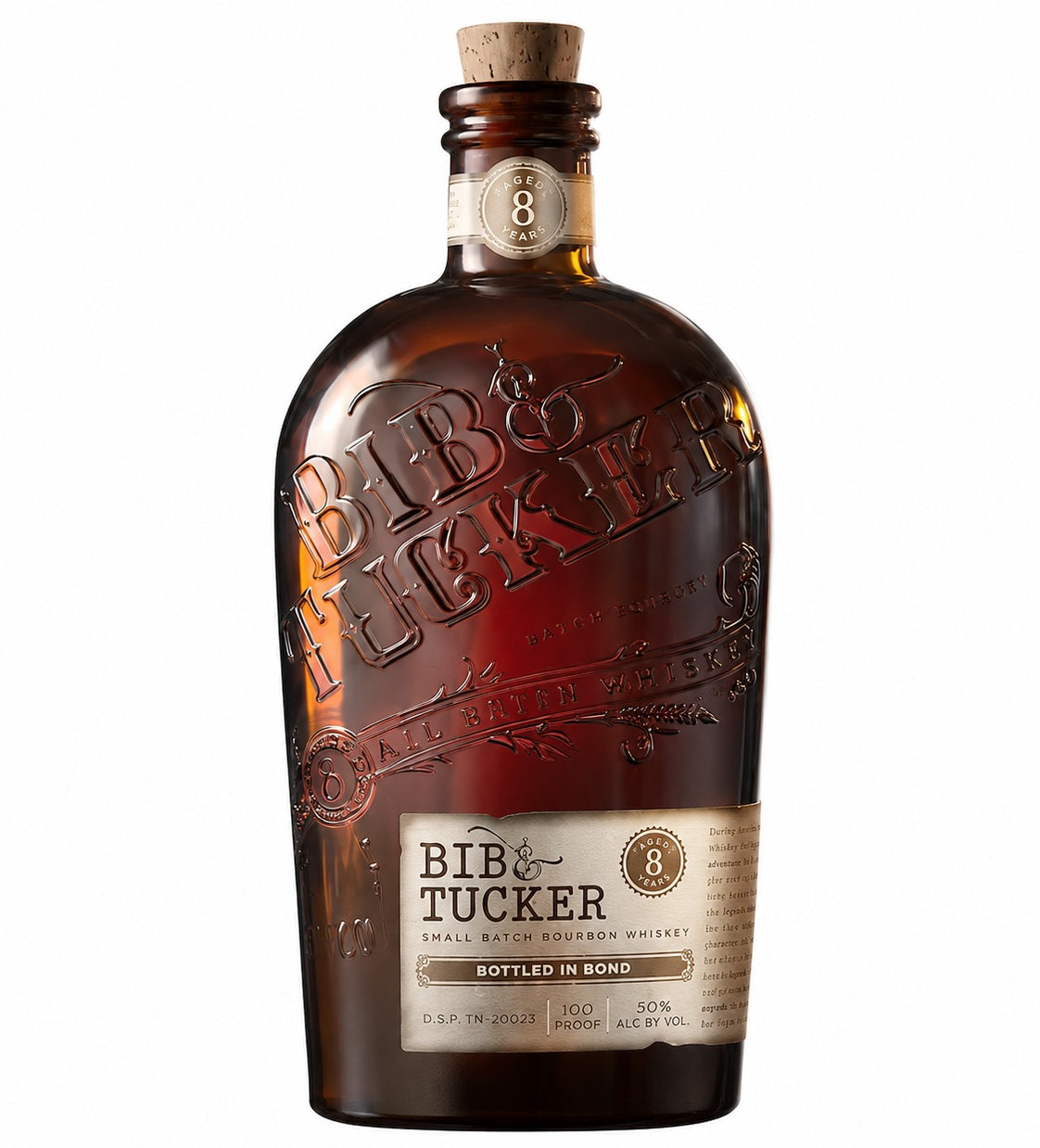 BIB & TUCKER BOURBON SMALL BATCH BOTTED IN BOND 8YR TENNEESEE 750ML