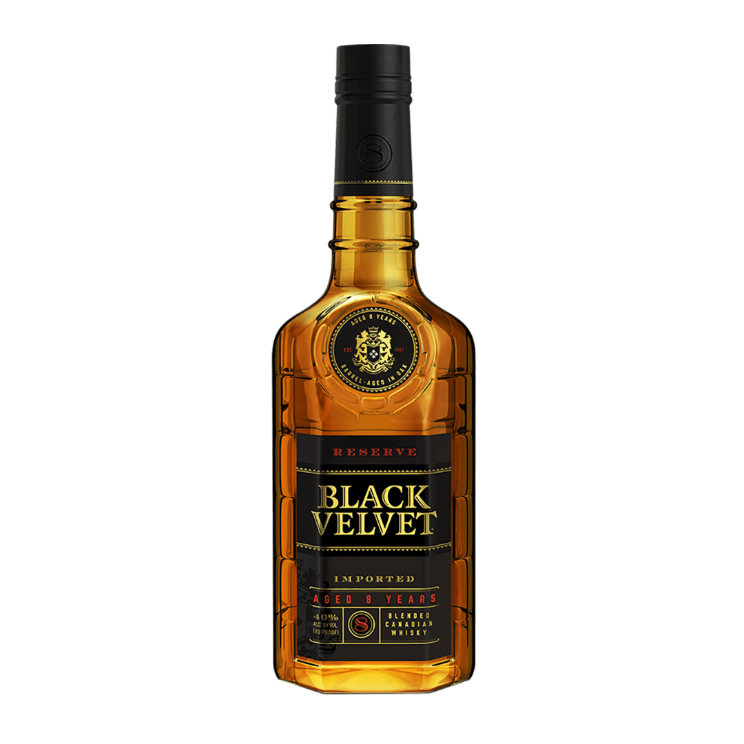 BLACK VELVET WHISKY RESERVE CANADA 8YR 750ML Spirits