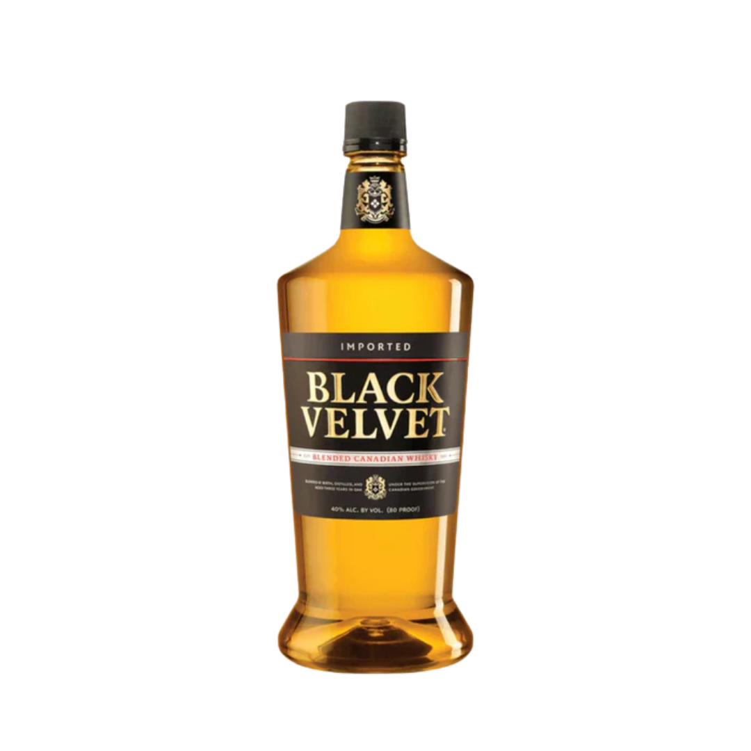 BLACK VELVET WHISKEY BLENDED CANADIAN 1.75LI Spirits