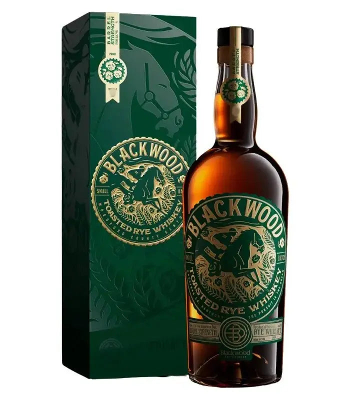 BLACKWOOD WHISKEY RYE SINGLE BARREL CASK STRENGTH TOASTED & CHARRED LIMITED RELEASE KENTUCKY 750ML