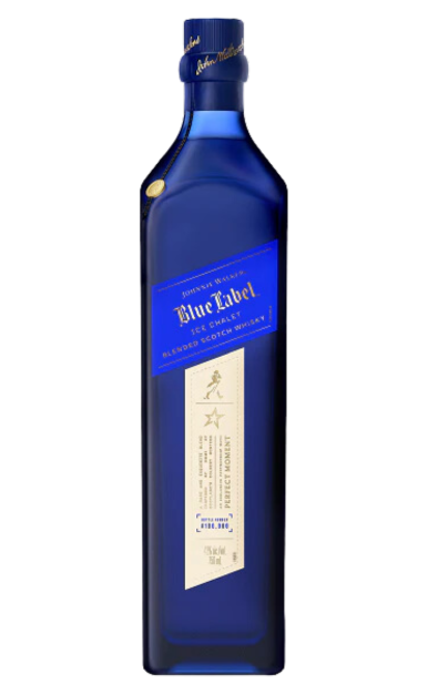 JOHNNIE WALKER SCOTCH BLENDED BLUE LABEL LIMITED ICE CHALET EDITION 750ML LIQ