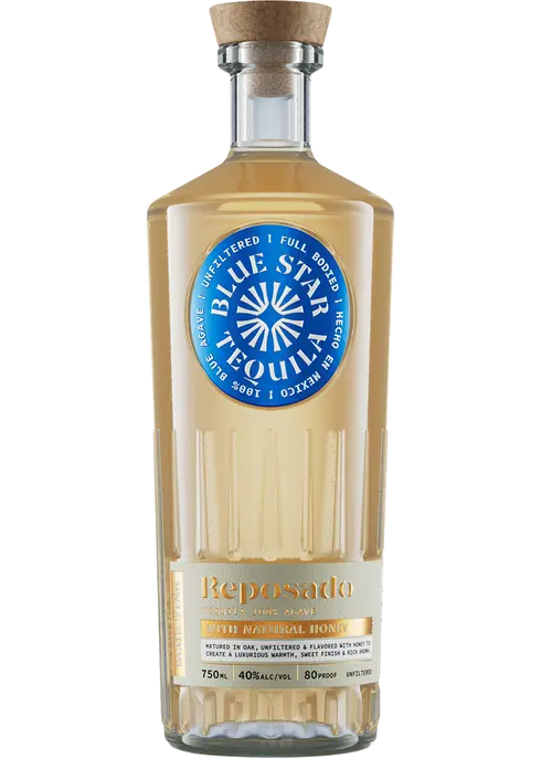 BLUE STAR TEQUILA REPOSADO HONEY 750ML LIQ