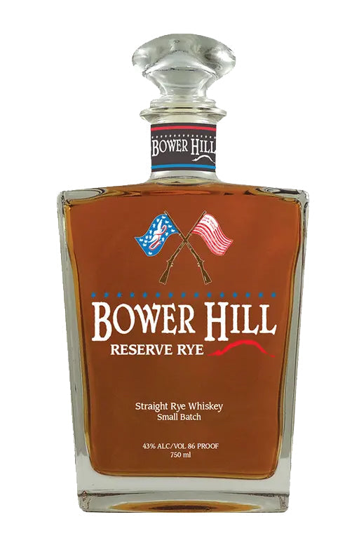BOWER HILL WHISKEY SMALL BATCH RYE RESERVE OHIO 750ML Spirits