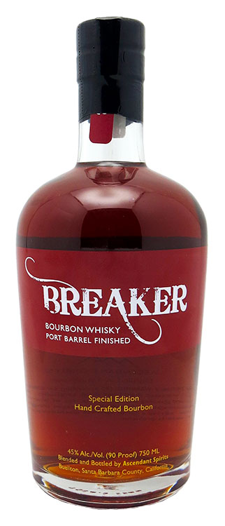 BREAKER BOURBON PORT BARREL FINISHED 90PF 750ML Spirits