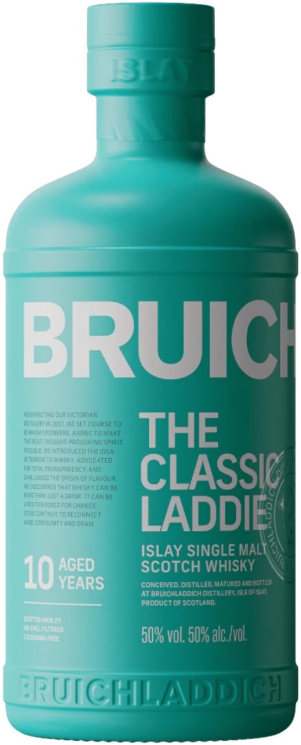 BRUICHLADDICH SCOTCH SINGLE MALT THE CLASSIC LADDIE 10YR 750ML LIQ