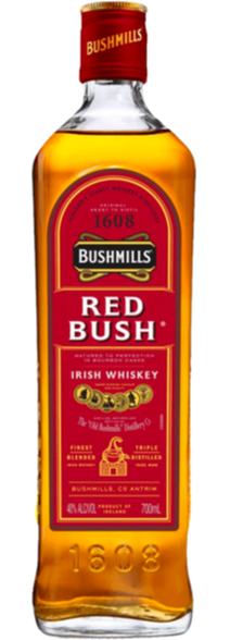 BUSHMILLS RED BUSH WHISKEY IRISH 94PF 750ML Spirits