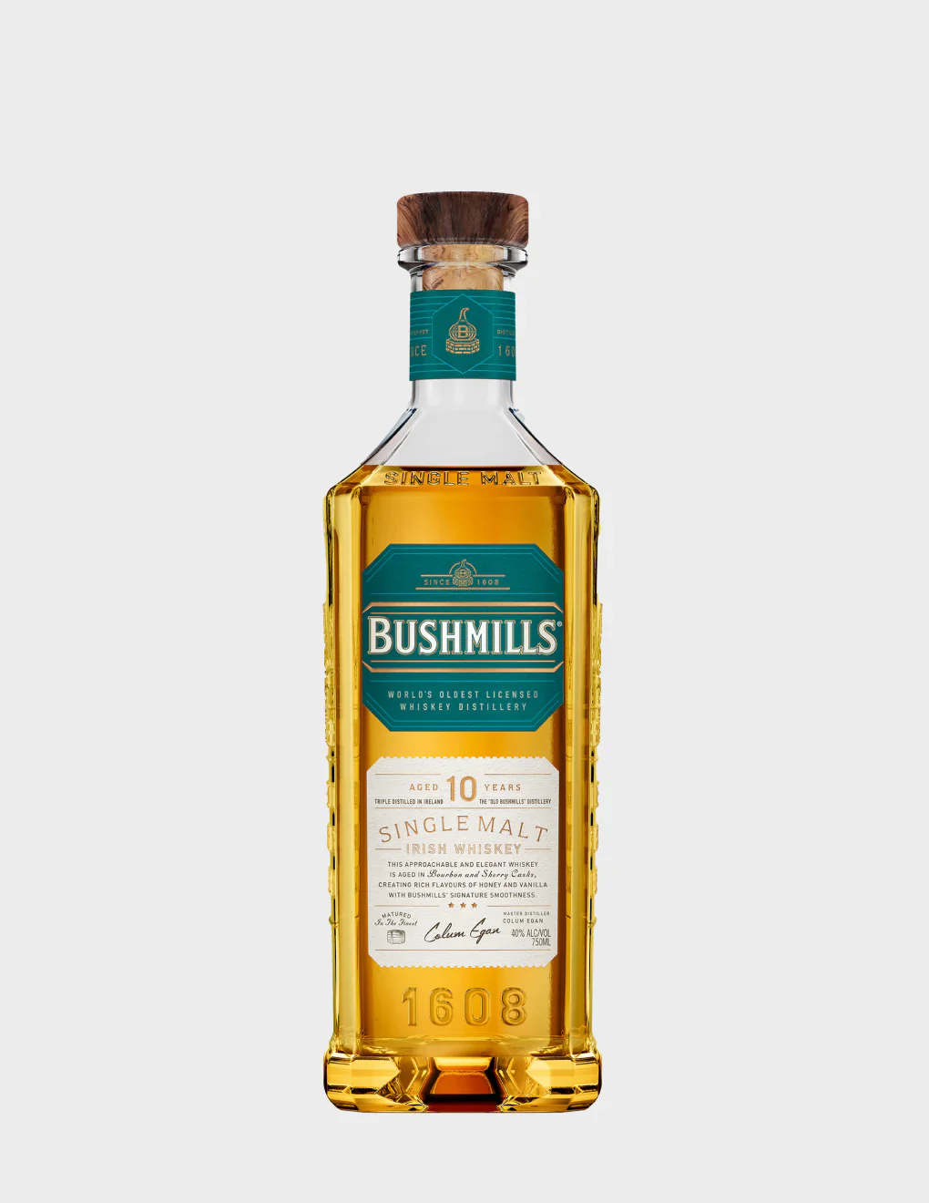 BUSHMILLS WHISKEY SINGLE MALT IRISH 10YR 750ML Spirits