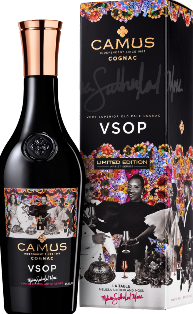 CAMUS COGNAC VSOP MELISSA SUTHERLAND MOSS ARTIST SERIES LIMITED EDITION FRANCE 700ML