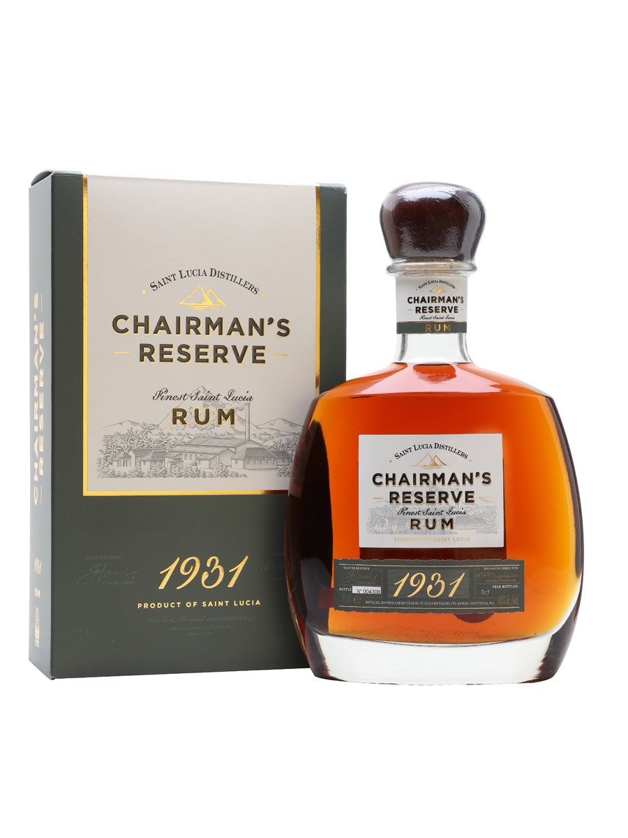 CHAIRMANS RESERVE RUM 1931 SAINT LUCIA 750ML Spirits