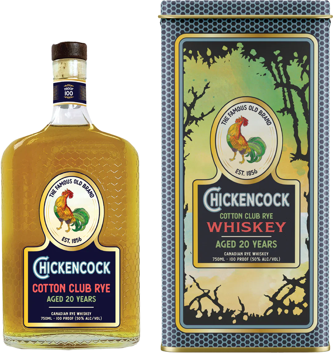 CHICKEN COCK COTTON CLUB WHISKEY RYE CANADA 20YR 750ML LIQ