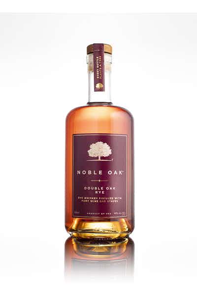 NOBLE OAK WHISKEY RYE DOUBLE OAK PORT WINE OAK STAVES OHIO 750ML Spirits