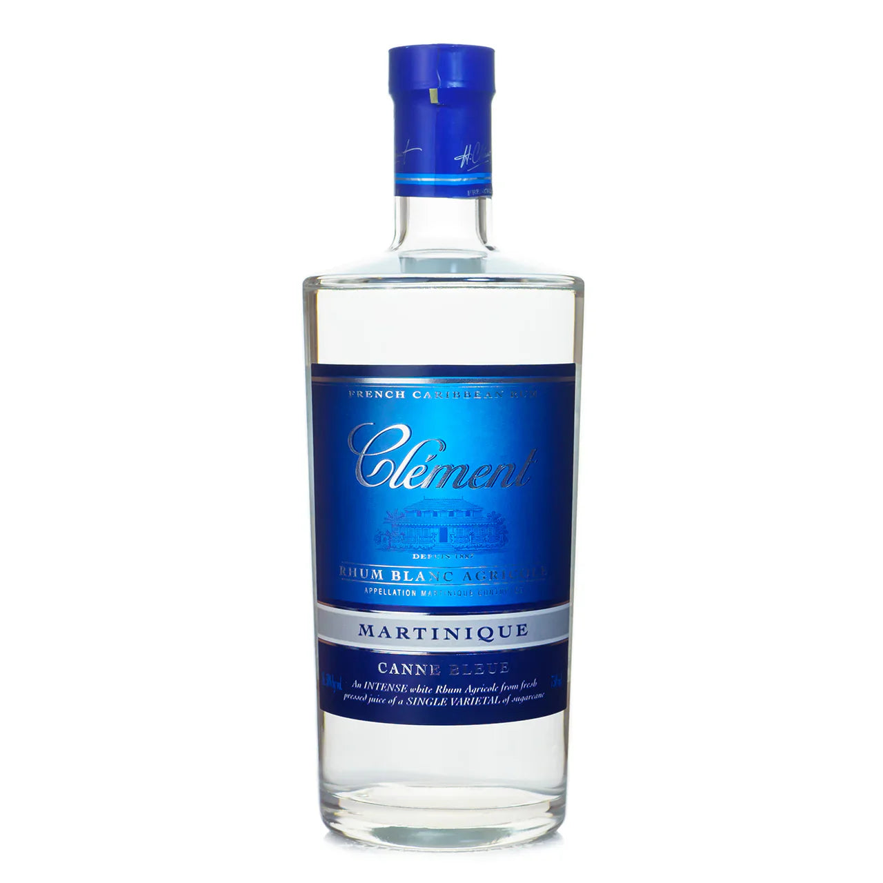 CLEMENT RUM BLANC AGRICOLE CANNE BLEUE MARTINIQUE 700ML LIQ