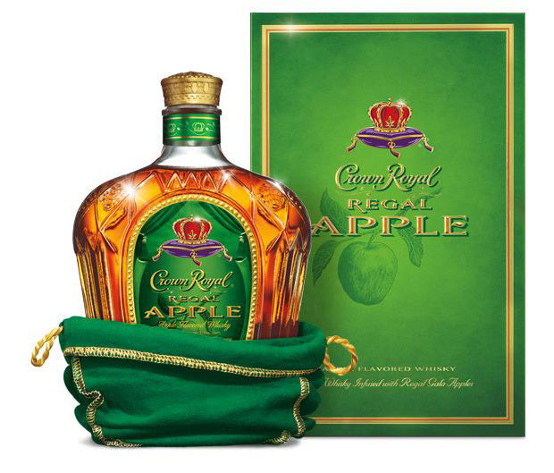 CROWN ROYAL WHISKY REGAL APPLE FLAVORED 750ML Spirits