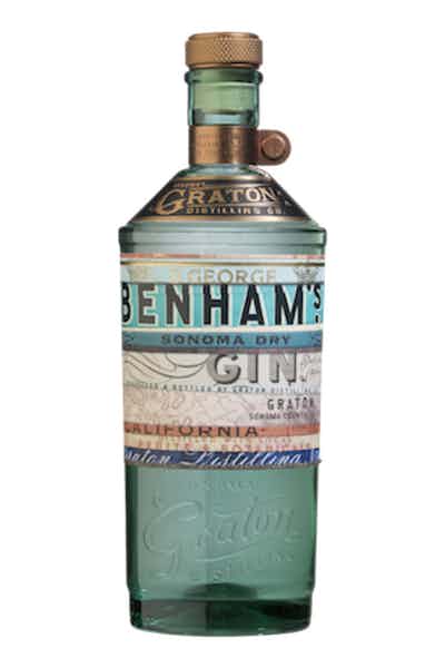 D. GEORGE BENHAM GIN BARREL FINISHED SONOMA COUNTY CALIFORNIA 90PF 750ML Spirits
