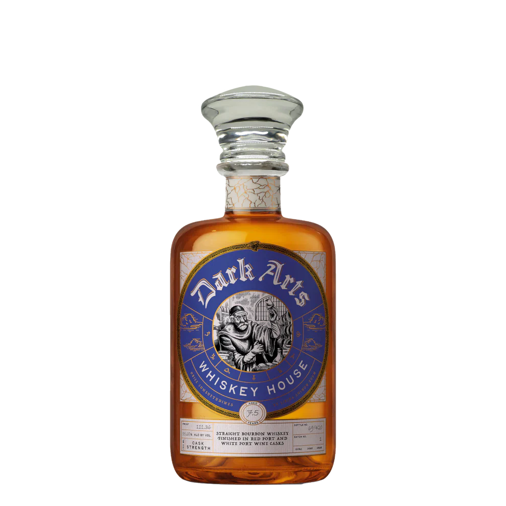 DARK ARTS BOURBON STRAIGHT THE EMPYREAN FINISHED IN RED & WHITE PORT WINE CASKS KENTUCKY 7.5YR 750ML LIQ