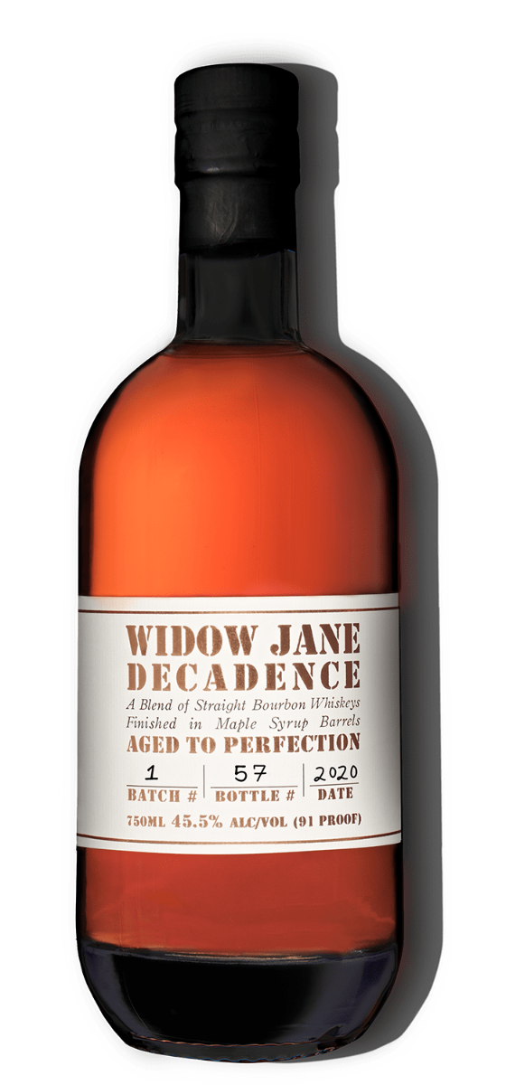 WIDOW JANE DECADENCE BOURBON AGED TO PERFECTION IN MAPLE SYRUP BARRELS NEW YORK 750ML Spirits