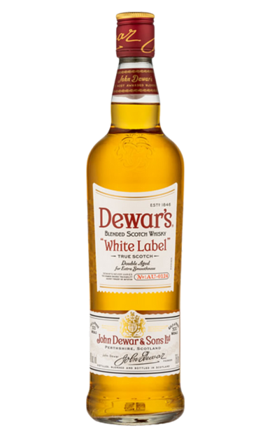 DEWARS SCOTCH BLENDED WHITE LABEL 750ML Spirits